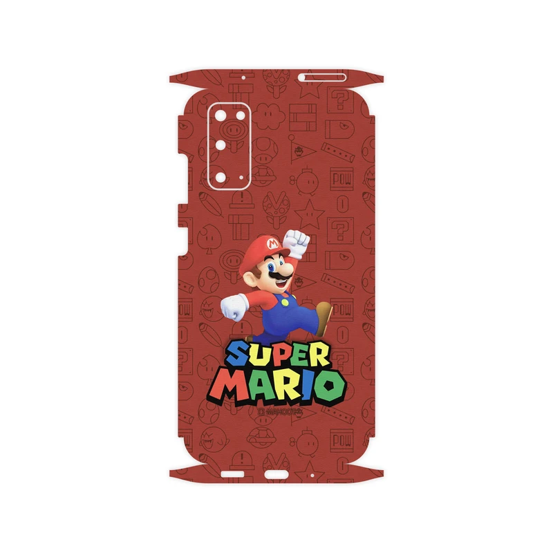 برچسب پوششی ماهوت مدل Super-Mario-Game-FullSkin مناسب برای گوشی موبایل سامسونگ Galaxy S20