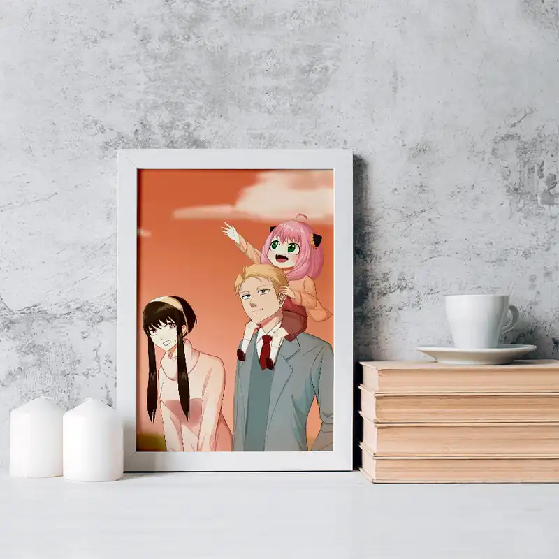 تابلو خندالو مدل خانواده فورجر انیمه اسپای ایکس فمیلی کد 15577