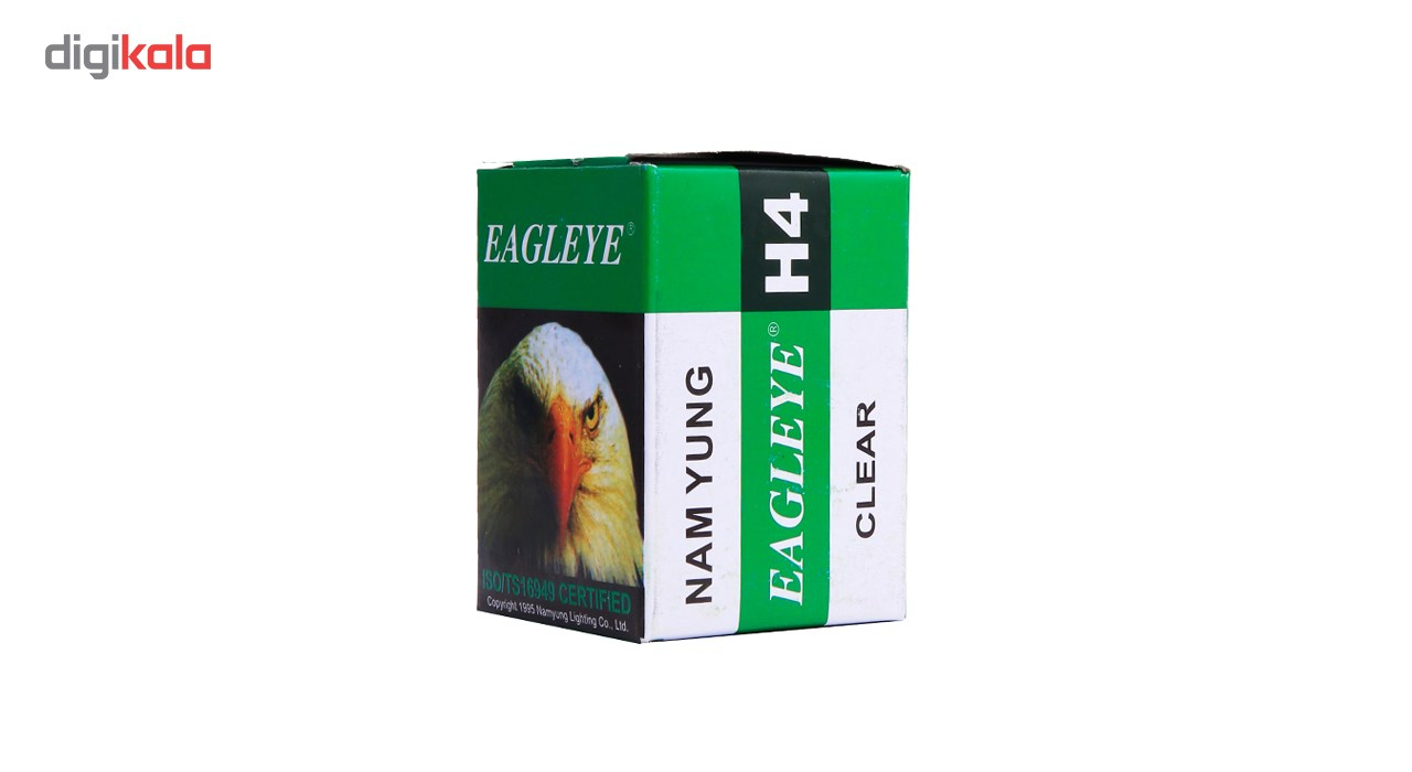 لامپ خودرو ایگل مدل H4 12V 90/130 W Clear