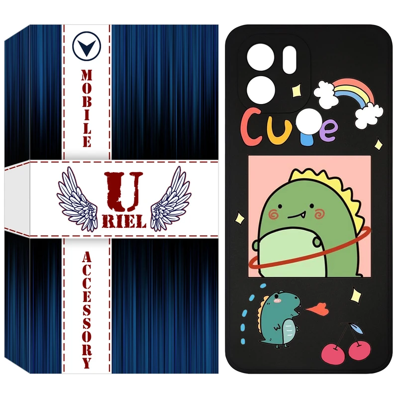 کاور یوریل مدل KSH کد 20 طرح دایناسور مناسب برای گوشی موبایل شیائومی Redmi A2 Plus