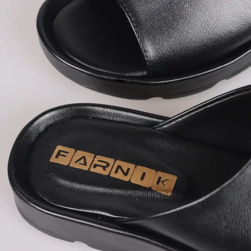 دمپایی زنانه فرنیک مدل ستایش کد 2023 رنگ مشکی