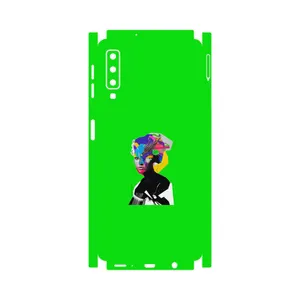 MAHOOT Collage of Women Portrait 3-FullSkin Cover Sticker for Samsung Galaxy A7 2018