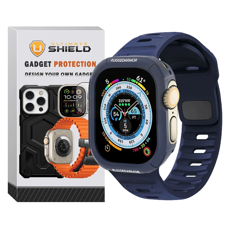 بند آلتیمیت شیلد مدل SPG Rugged مناسب برای ساعت هوشمند ویرفیت HK8 pro max / HK9 ultra 2 / T900 Ultra