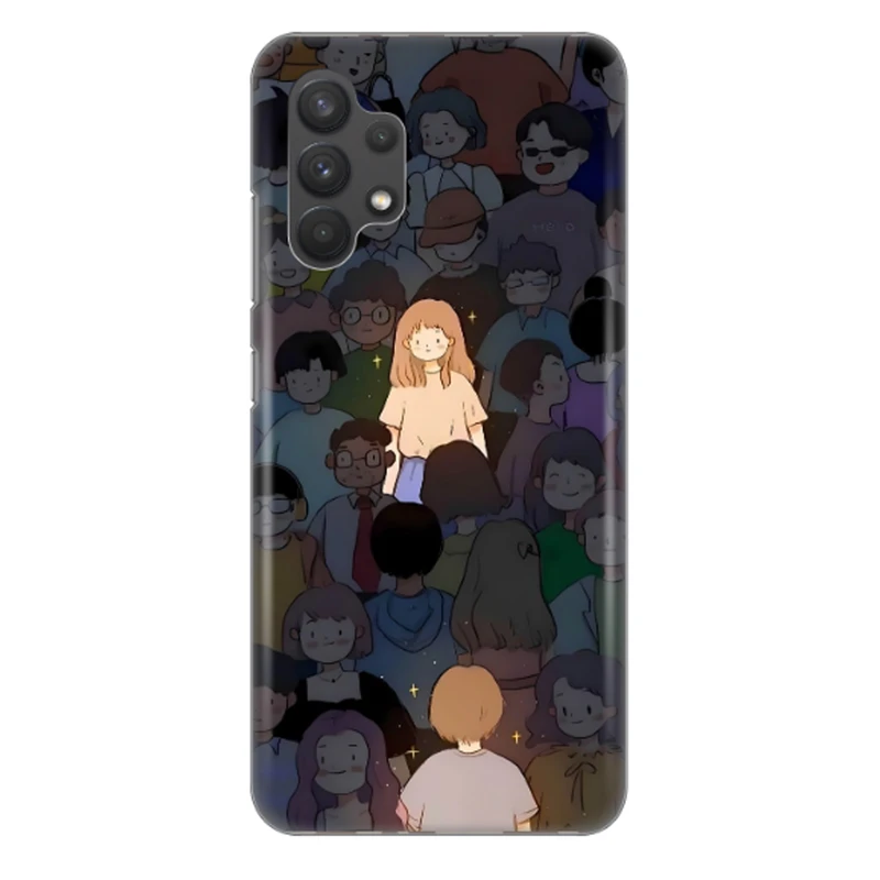 کاور طرح ست دخترانه کد DIMO-061 مناسب برای گوشی موبایل سامسونگ galaxy A32 4g