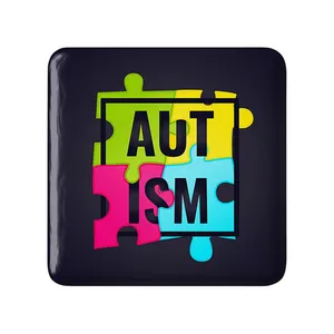 مگنت خندالو مدل اتیسم Autism کد 26743