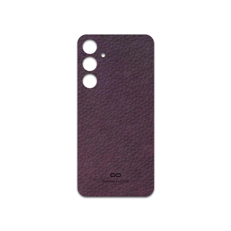 برچسب پوششی ماهوت مدل Purple-Leather مناسب برای گوشی موبایل سامسونگ Galaxy A35
