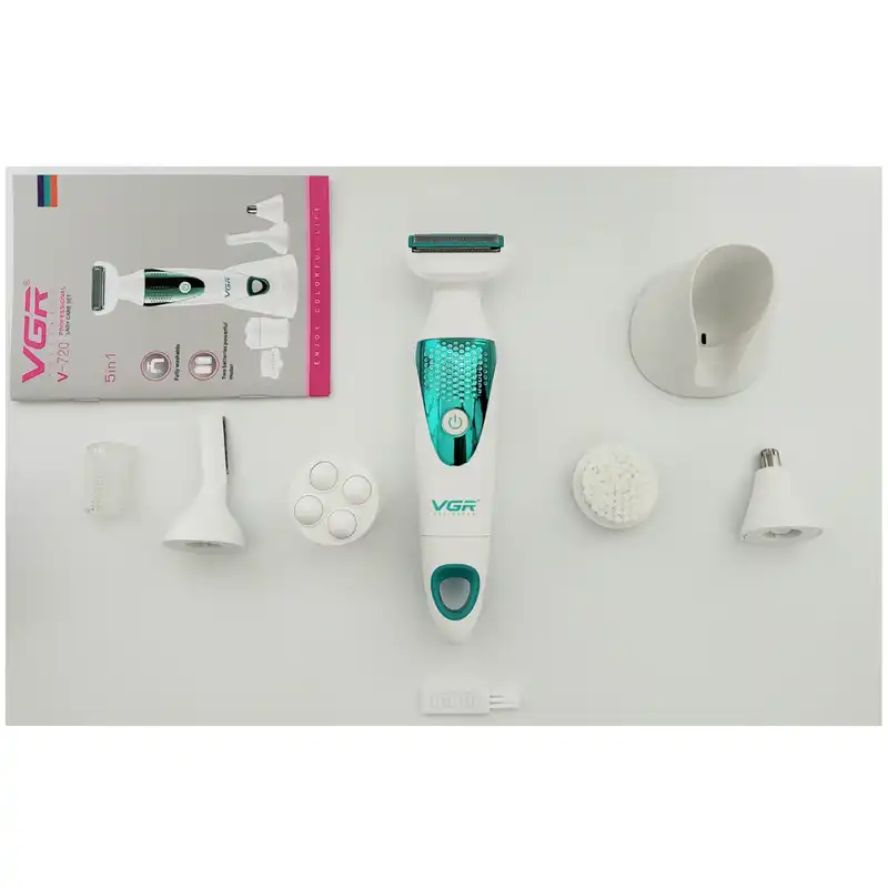 ست اصلاح موی بدن بانوان وی جی ار مدل 720