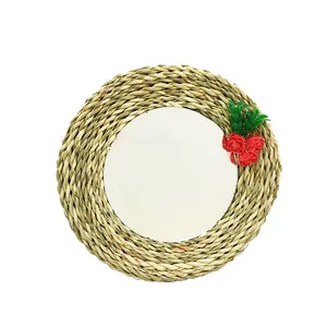 آینه رومیزی مدل حصیر کد 507