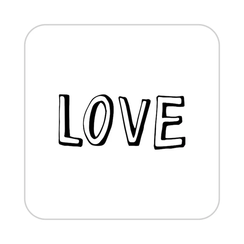 زیر لیوانی کاکتی طرح عاشقانه مدل mp40134