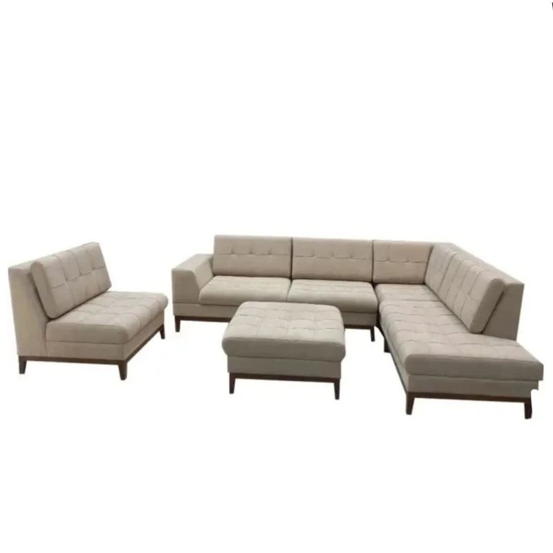 مبل ال 7 نفره مبلمان قوی سپید مدل ماهان