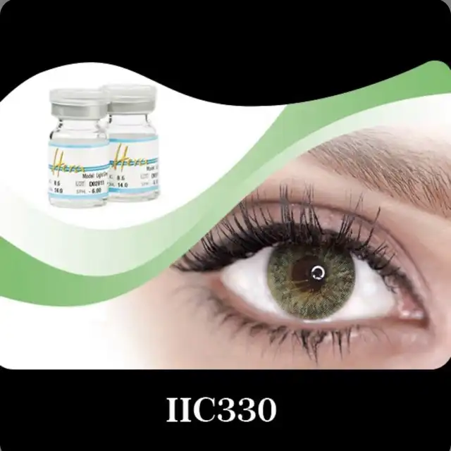 لنز چشم هرا شماره IIC330 رنگ سبز عسلی