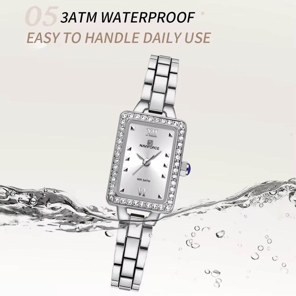ساعت مچی عقربه ای زنانه نیوی فورس مدل NF5043SWS -  - 9