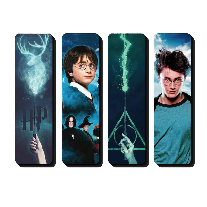 نشانگر کتاب مدل هری پاتر کد KLMX-HP409 مجموعه 4 عددی