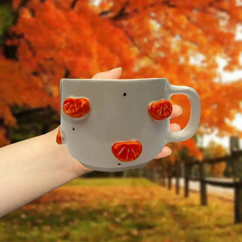 ماگ سرامیکی مدل نارنگی کد 26