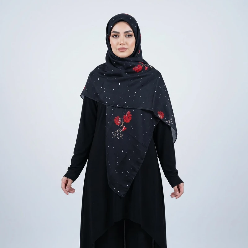 روسری زنانه مدل نخی چهار فصل کد 9017