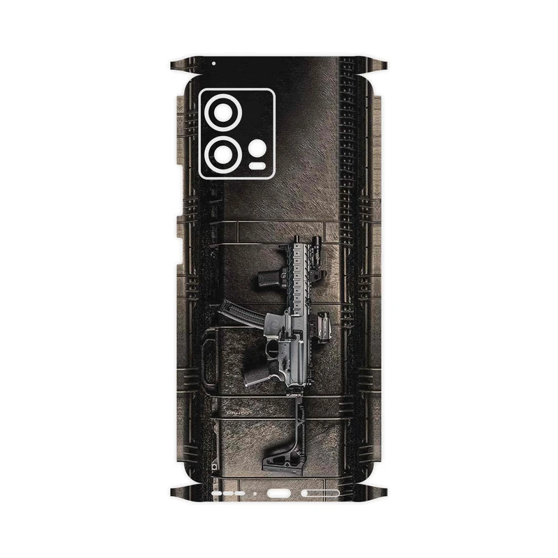 برچسب پوششی ماهوت مدل GUN-FullSkin مناسب برای گوشی موبایل موتورولا Edge 30 Fusion