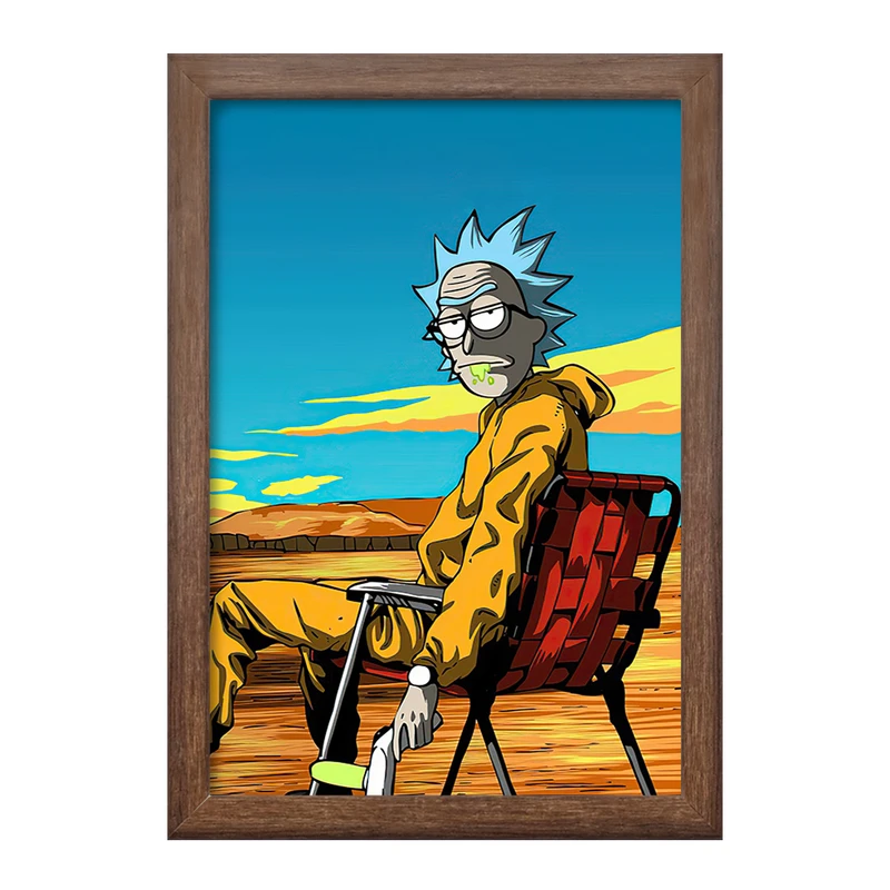 تابلو خندالو طرح انیمیشن ریک و مورتی Rick and Mort کد 26383