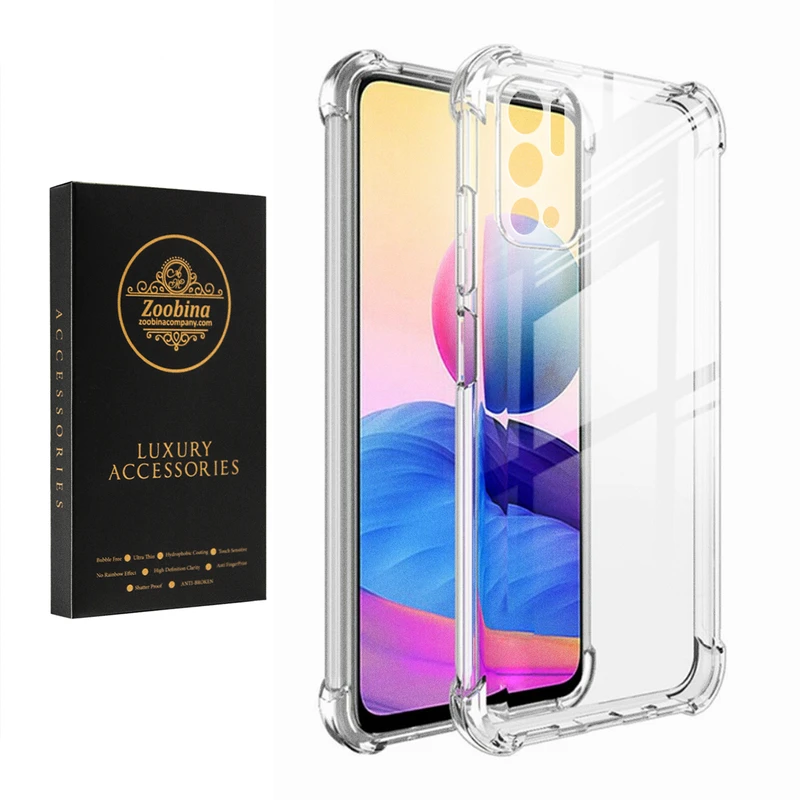 کاور زوبینا مدل Clear مناسب برای گوشی موبایل شیائومی Redmi Note 10 5G / Poco M3 Pro 