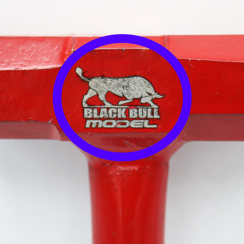 پتک بلک بول کد YP-FOLAD-SARI500GRوزن 740 گرم