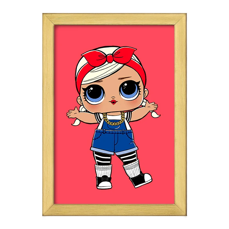 تابلو خندالو طرح عروسک ال او ال LOL کد 27874