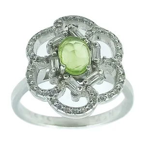 انگشتر نقره زنانه سلین کالا مدل زبرجد ce-As280