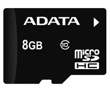 کارت حافظه MicroSD Card ای دیتا 8GB Class 10