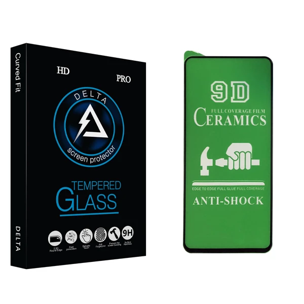 محافظ صفحه نمایش سرامیکی دلتا مدل HD مناسب برای گوشی موبایل شیائومی Redmi Note 9