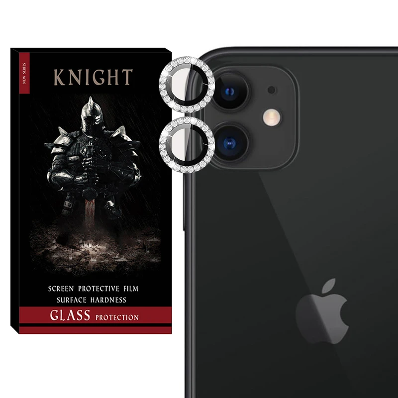 محافظ لنز دوربین فلزی نایت مدل RNG Diamond KT مناسب برای گوشی موبایل اپل iPhone 11