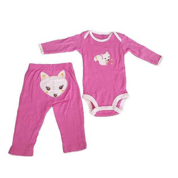 ست بادی آستین بلند و شلوار نوزادی کارترز مدل 975