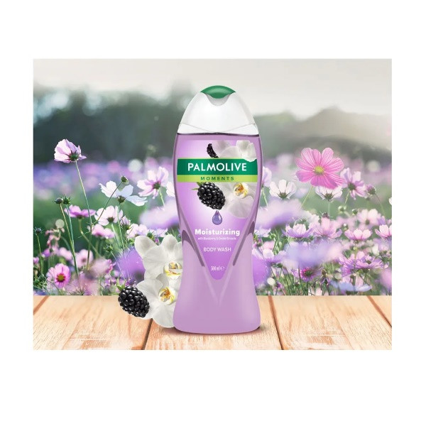 شامپو بدن پالمولیو مدل ارکیده و شاه توت حجم 500 میلی لیتر