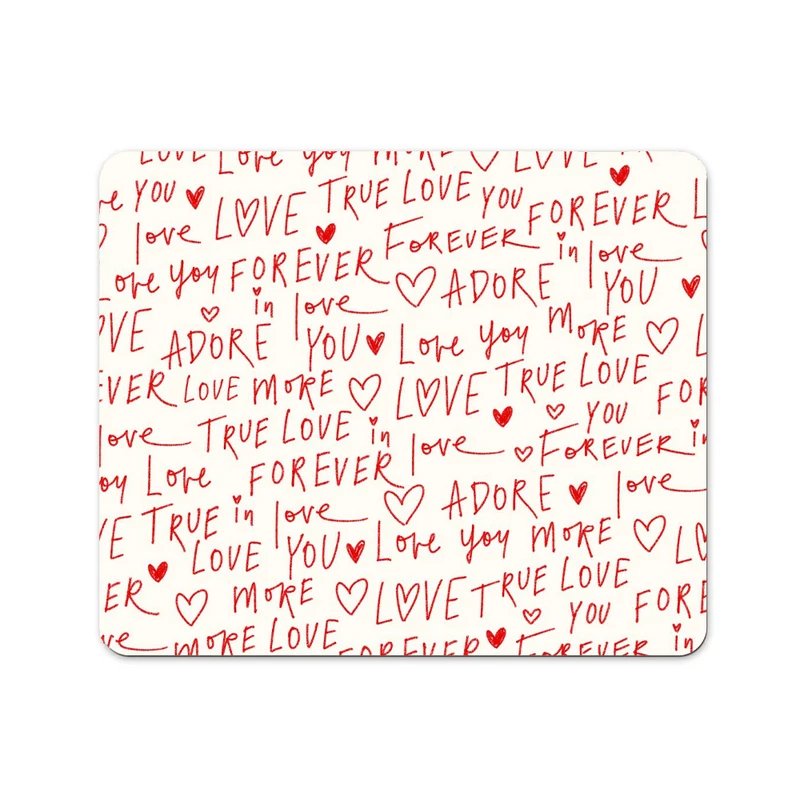 ماوس پد پاد آفرین طرح عشق کد 662 سایز 19*24 سانتی متر