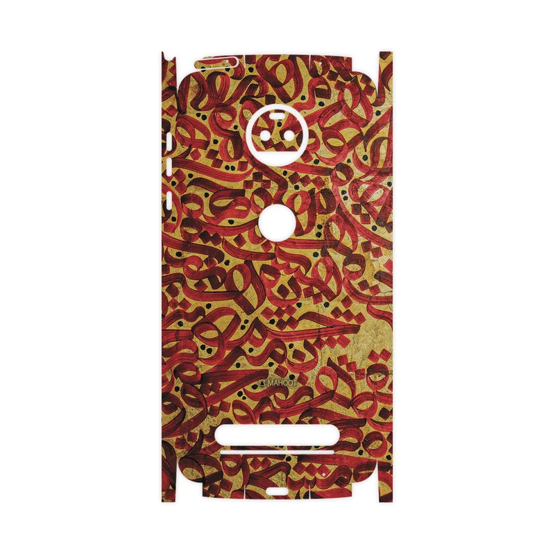 برچسب پوششی ماهوت مدل Nastaliq-6-FullSkin مناسب برای گوشی موبایل موتورولا Moto Z2 Force