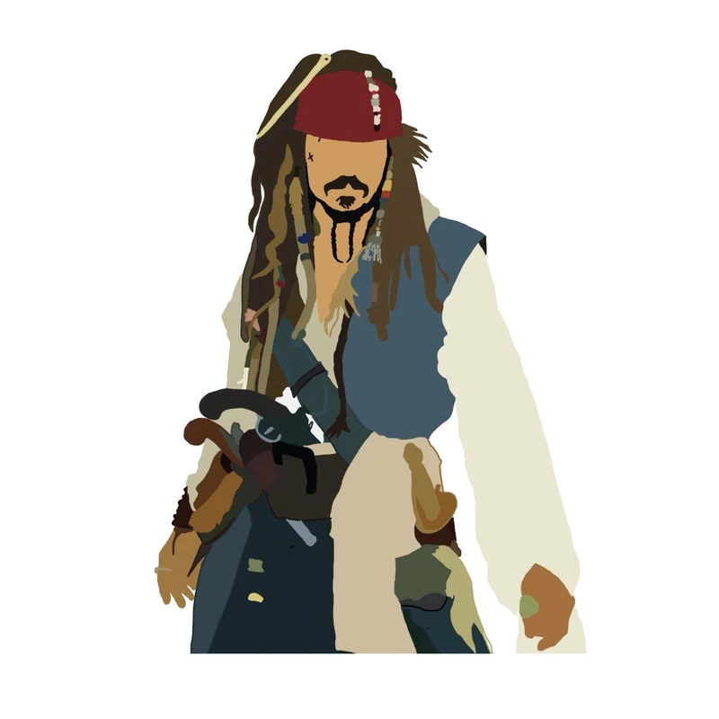 استیکر لپ تاپ و موبایل مدل سریال طرح دزدان دریایی کاراییب Pirates of the Caribbean کد 4363