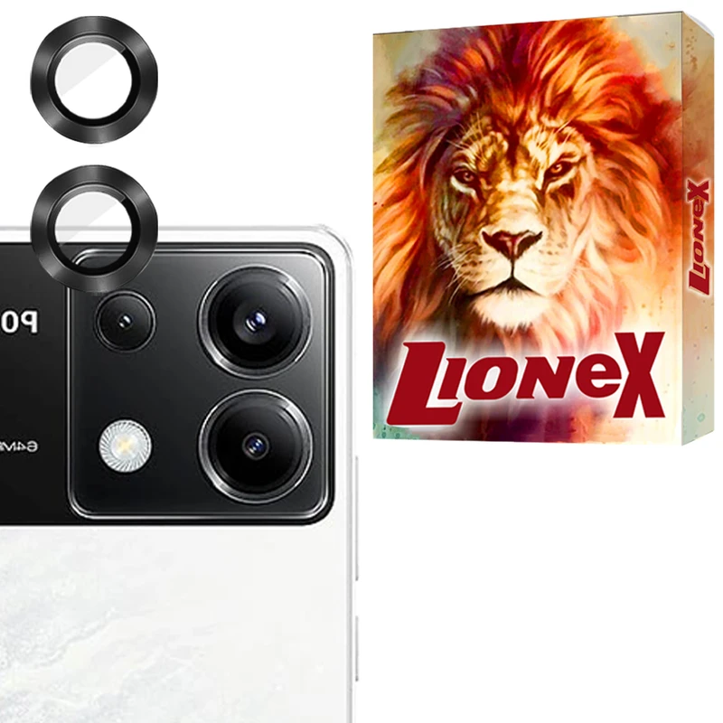 محافظ لنز دوربین لایونکس مدل RINL20 مناسب برای گوشی موبایل شیائومی Poco X6