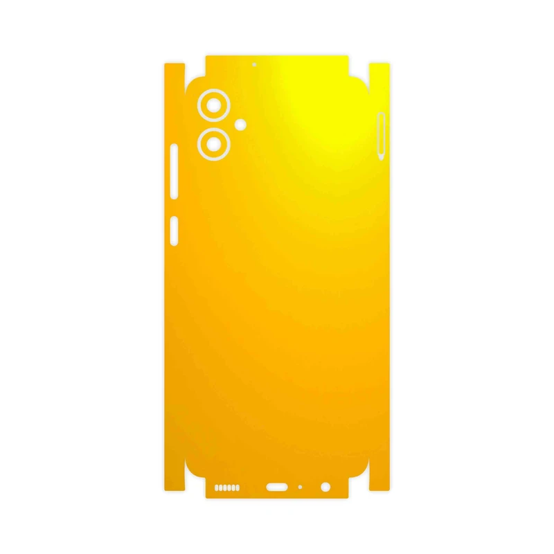 برچسب پوششی ماهوت مدل Matte-Deep-Mustard-FullSkin مناسب برای گوشی موبایل سامسونگ Galaxy A05