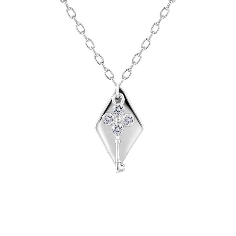 گردنبند نقره زنانه اقلیمه مدل GN390