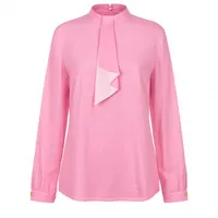 بلوز آستین بلند یقه دکمه دار زنانه مدل فرح کد ۸۸