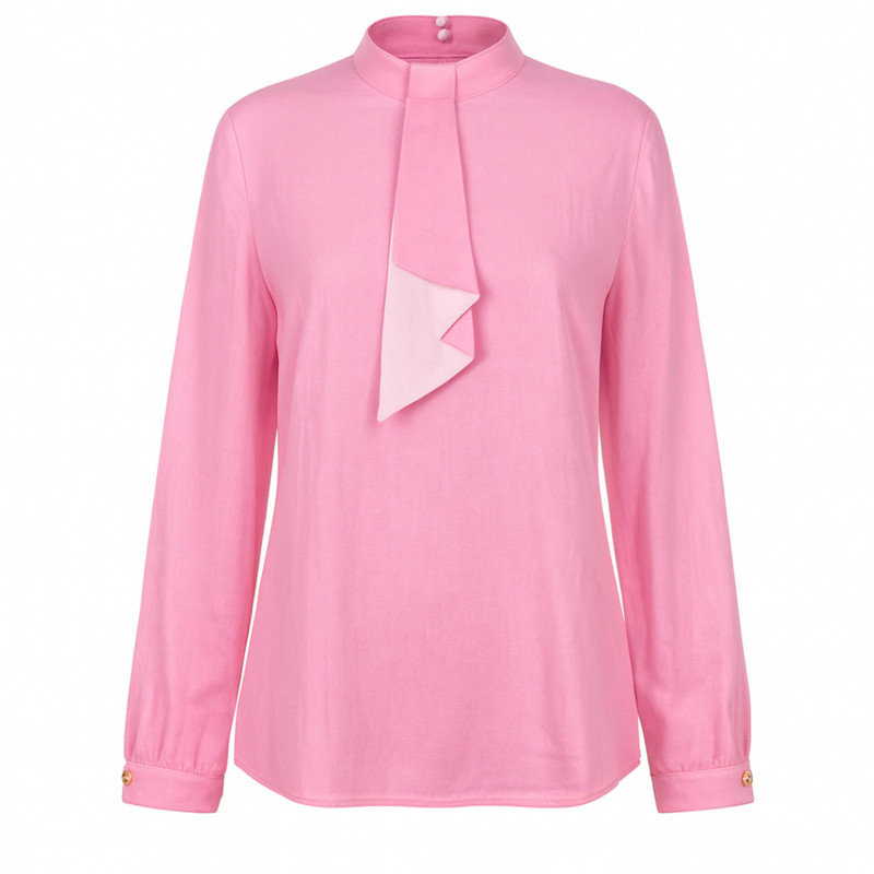 بلوز آستین بلند یقه دکمه دار زنانه مدل فرح کد ۸۸