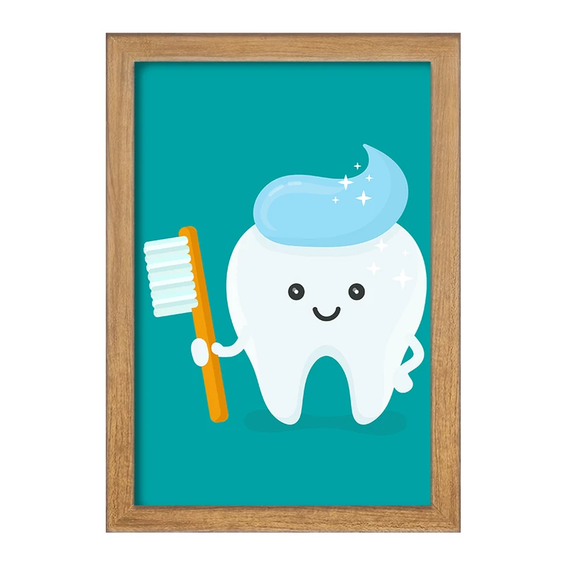 تابلو خندالو مدل دندان و دندان پزشکی کودکانه کد 36756