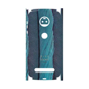 MAHOOT Turquoise feathers-FullSkin Cover Sticker for Motorola Moto Z2 Force