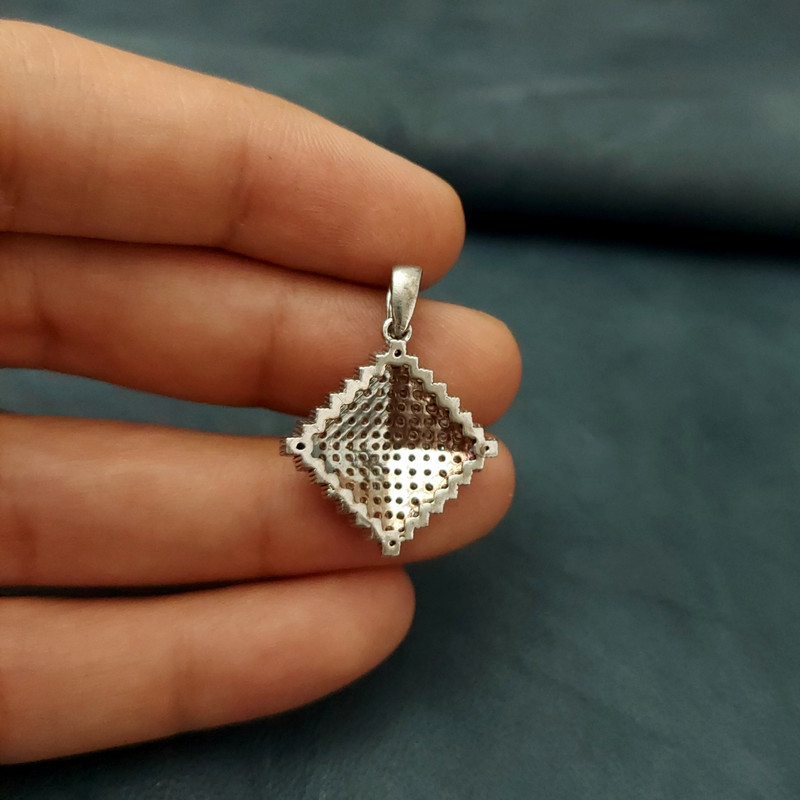 آویز گردنبند نقره زنانه مدل VM8583