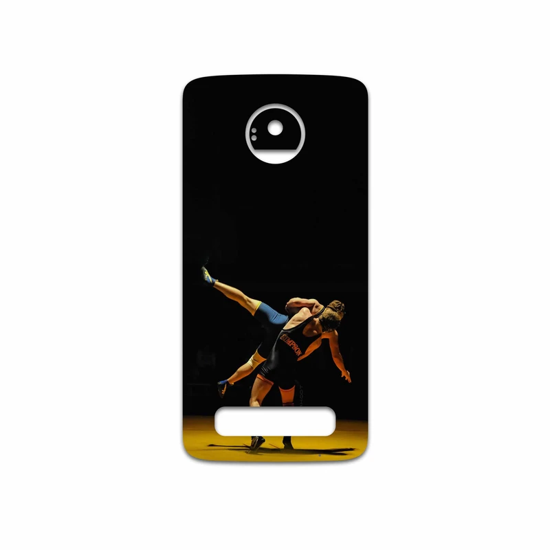 برچسب پوششی ماهوت مدل Wrestling مناسب برای گوشی موبایل موتورولا Moto Z Play