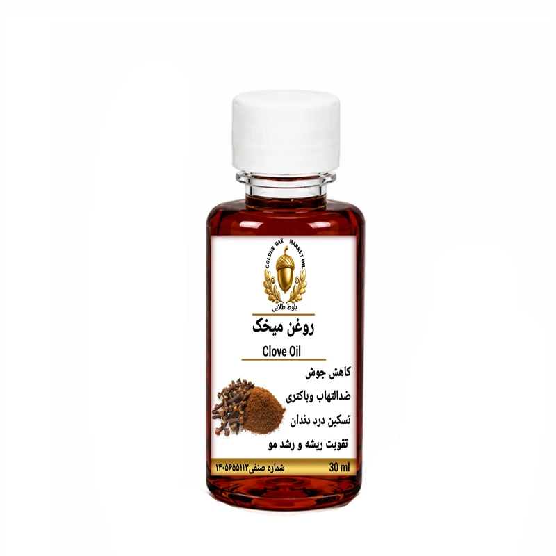 روغن میخک بلوط طلایی مدل ممتاز حجم ۳۰‌میلی‌لیتر
