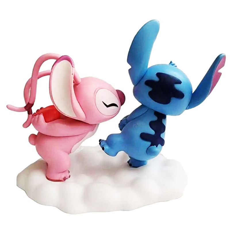 فیگور مدل استیچ عاشق طرح ابری کد 5980 مجموعه 2 عددی ارتفاع 14 سانتی متر