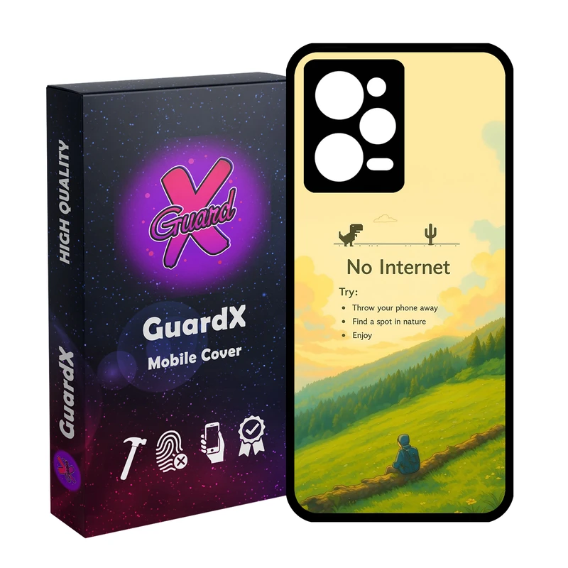 کاور گارد ایکس طرح بدون اینترنت مدل 10904 مناسب برای گوشی موبایل شیائومی Redmi Note 12 Pro 5G/Poco X5 Pro 5G/Note 12 Pro Speed