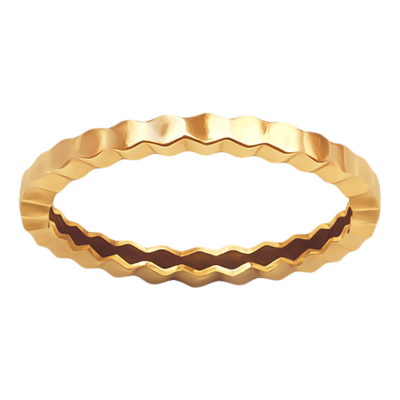 انگشتر طلا 18 عیار زنانه زرلاین مدل 2066 سایز 54