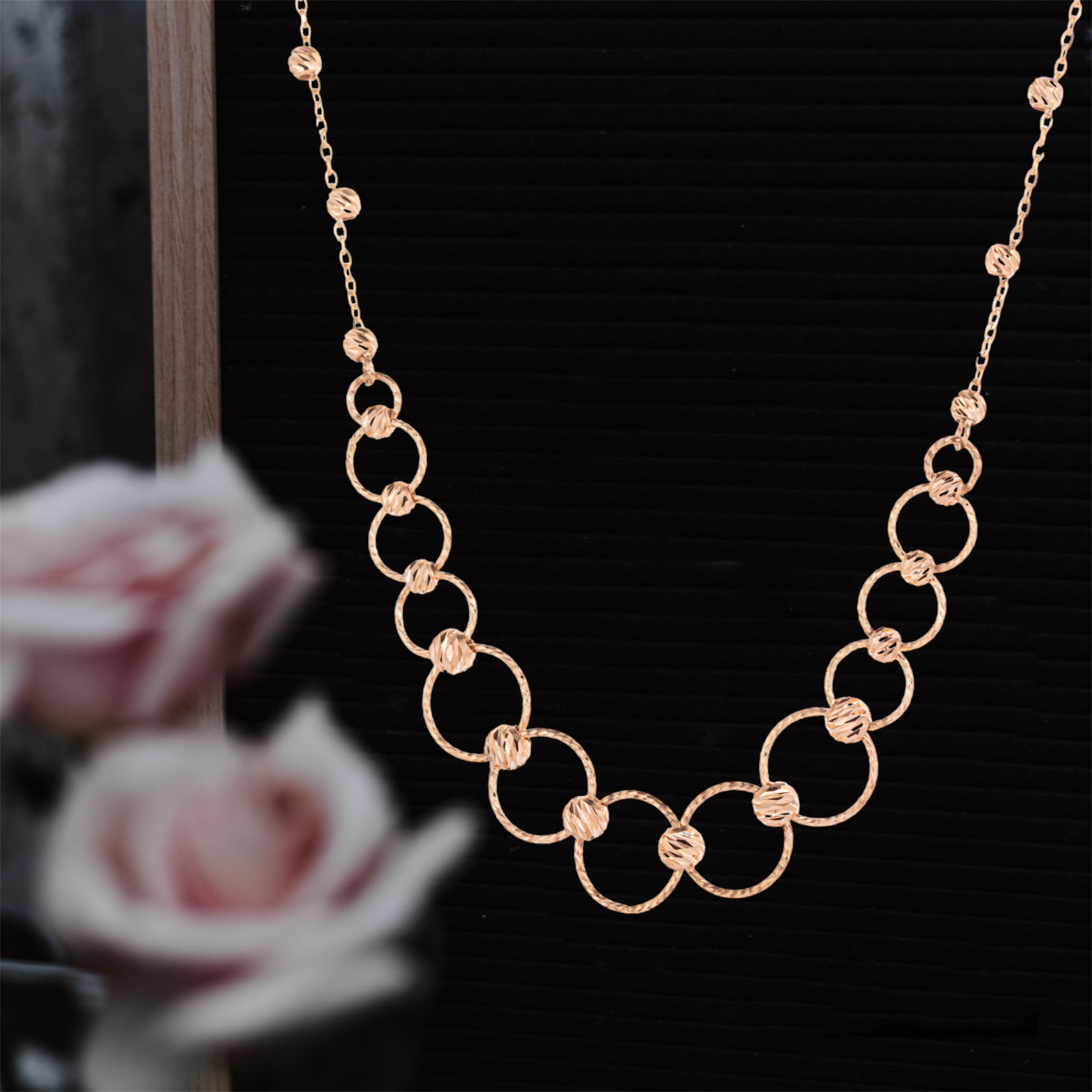 نیم ست طلا 18 عیار زنانه مدل DNCC36-26d