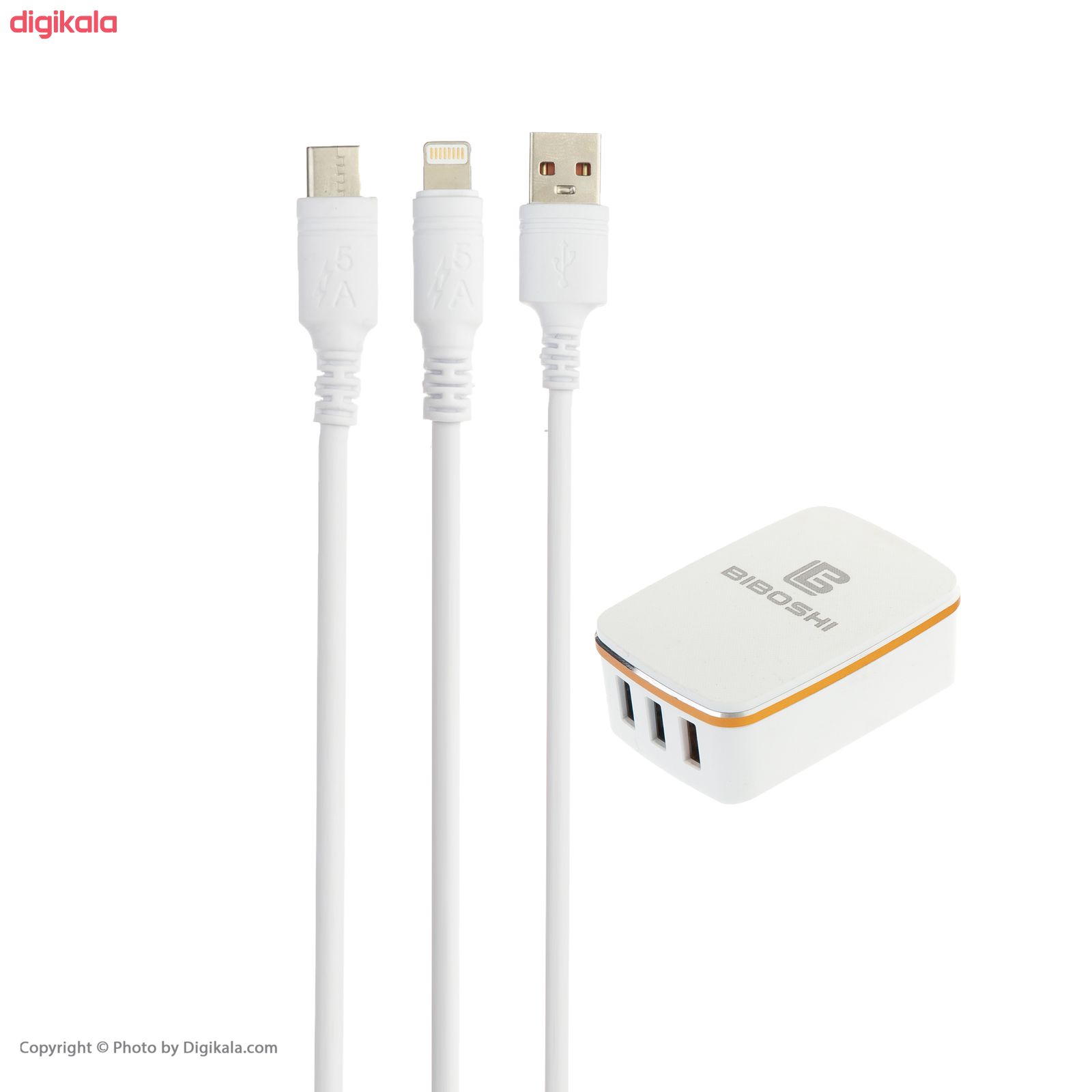 شارژر دیواری بیبوشی مدل C15 به همراه کابل تبدیل USB main 1 7