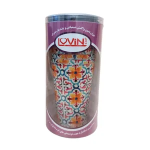 لیوان چند بار مصرف IML درب دار کادویی مدل 300cc مجموعه 6 عددی