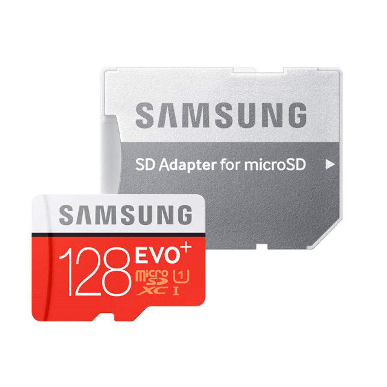 کارت حافظه microSDHC سامسونگ مدل Evo Plus کلاس 10 استاندارد UHS-I U1 سرعت 95MBps همراه با آداپتور SD ظرفیت 128 گیگابایت